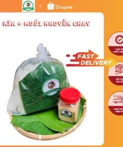 (chay được) Combo 0.5kg rìa phơi sương + 100gr muối nhuyễn cay Tây Ninh