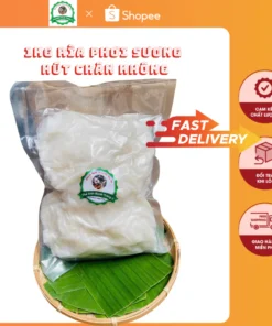[ép chân ko] 1kg bánh tráng rìa phơi sương ép chân không gửi đi xa an toàn