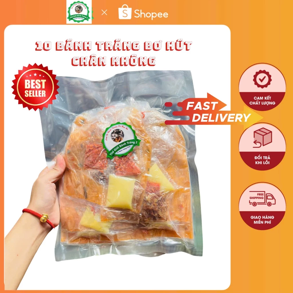 10 Bánh Tráng Bơ HÚT CHÂN KO