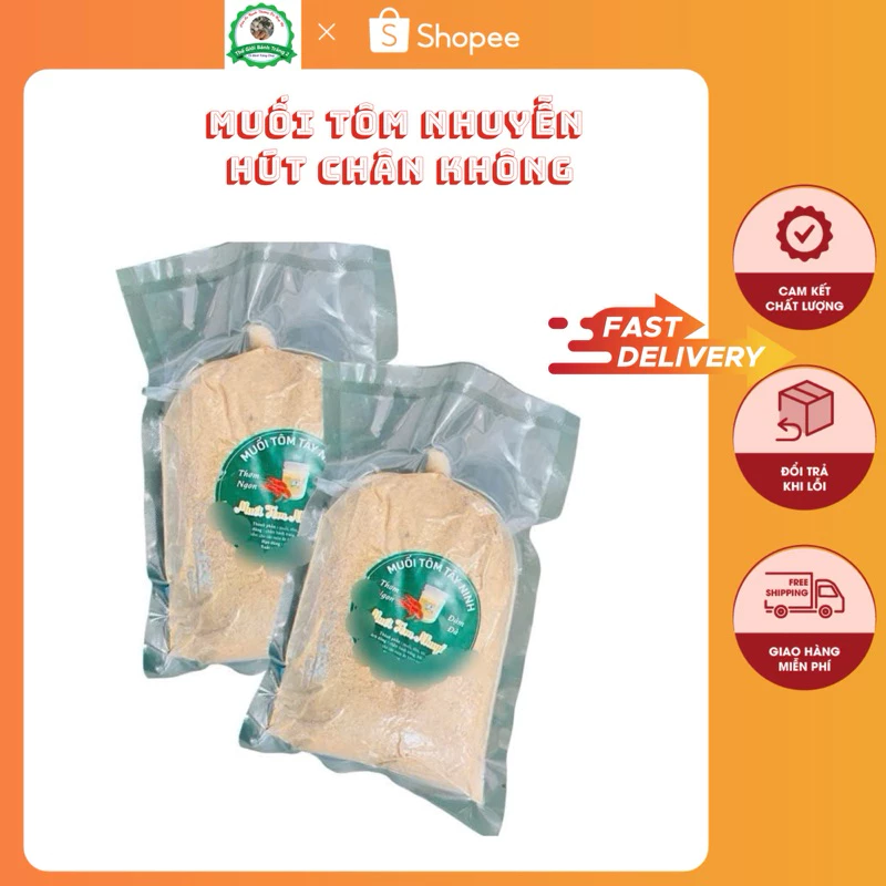 1kg Muối Tôm Nhuyễn Hút Chân Không