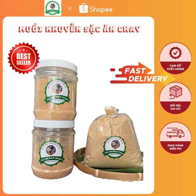 Muối nhuyễn sặc siêu cay ăn chay được chính gốc Tây Ninh !