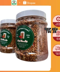 Muối Tôm Hột Tây Ninh 1KG thơm ngon dùng chung bánh tráng, trái cây, hải sản.. - tặng kèm 100g phơi sương