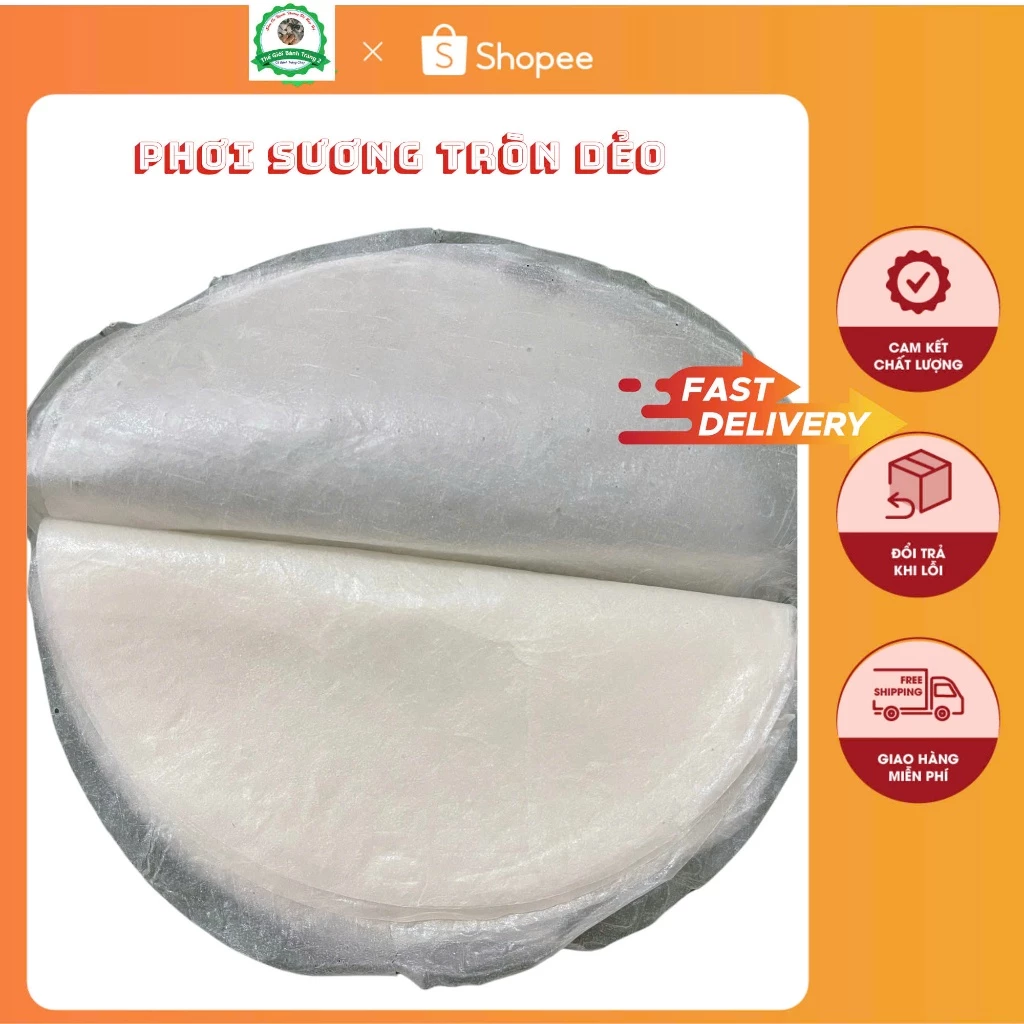 1Kg bánh phơi sương tròn mỏng dẻo