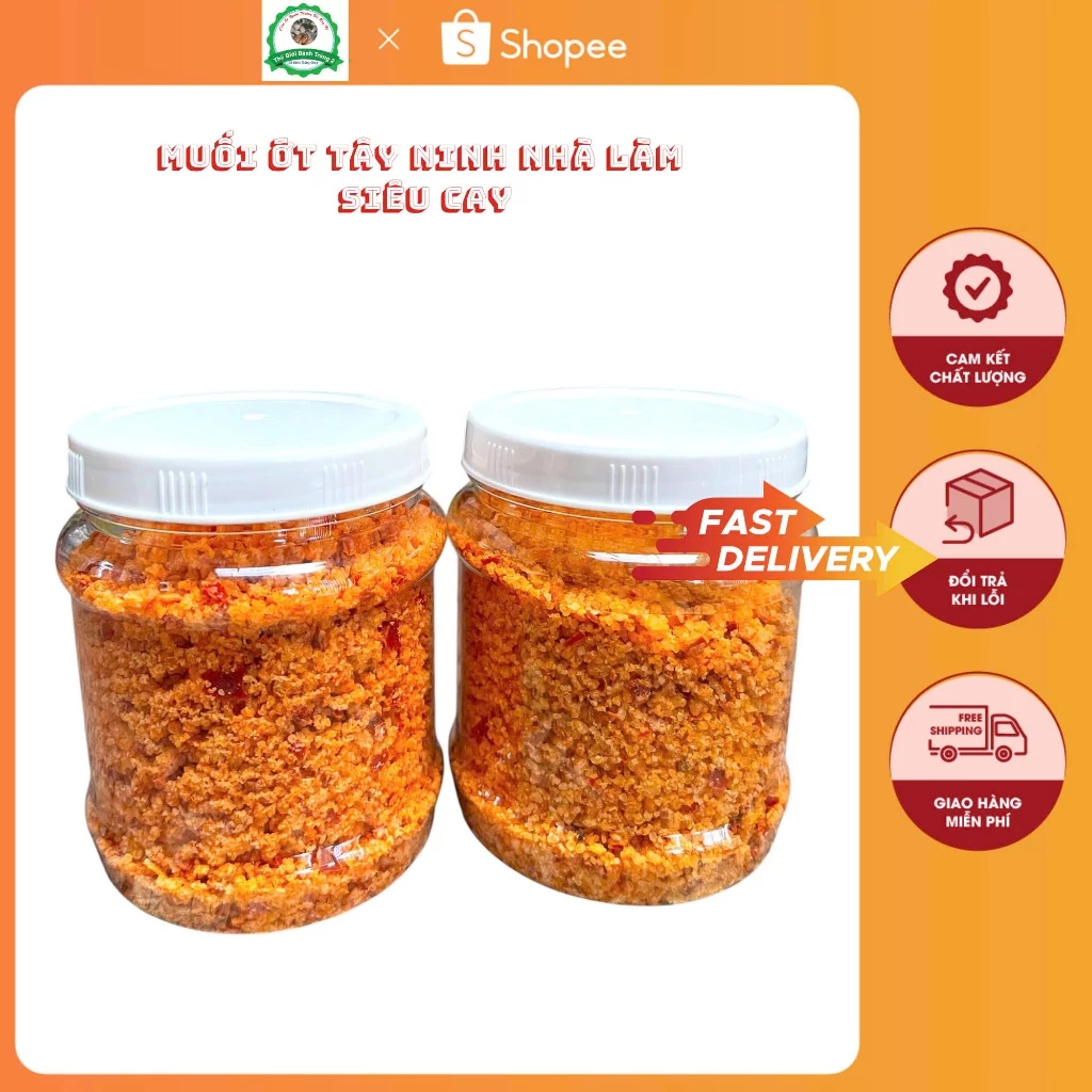 Muối ớt Tây Ninh siêu cay siêu ngon CHẤM TRÁI CÂY
