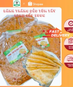 0.5kg Bánh tráng dẻo tôm Tây Ninh, bánh loại 1 ngon,cay, mềm dẻo!